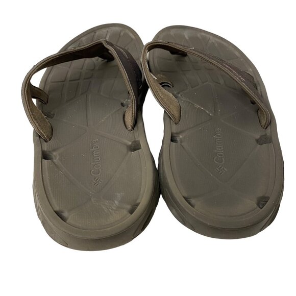 Columbia Techsun vent hiking water sandals gray brown flip flop men size 11 - Picture 2 of 7